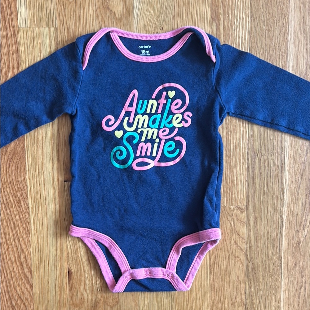18M Carter’s Auntie Onesie Bodysuit